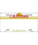 California State Background Blank Novelty 6&quot; x 12&quot; Metal License Plate Sign - £3.95 GBP