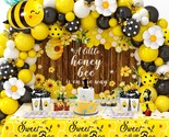 133Pcs Bee Birthday Party Decorations Supplies Bee Baby Shower Decoratio... - £33.72 GBP
