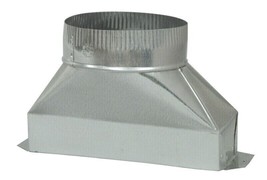 Deflect-O DGT34 Galvanized Steel Duct, 4&#39;&#39; in x 10&#39;&#39; in - £11.59 GBP