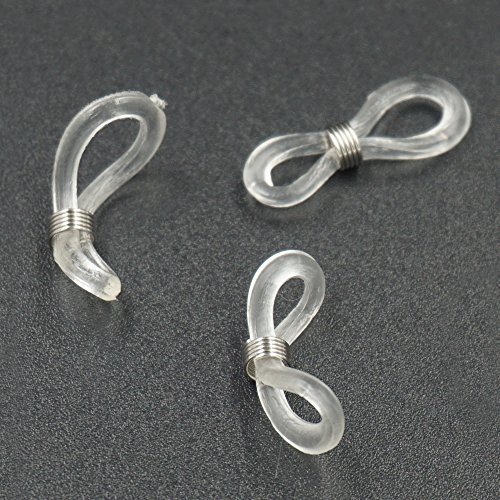 Bluemoona 100 PCS - Multi-purpose Glasses Rope Spare Rubber Ring Spectacle Chain