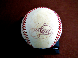 Kirby Puckett Minnesota Twins Hof Signed Auto Vintage Game Used Oal Baseball Jsa - £385.17 GBP