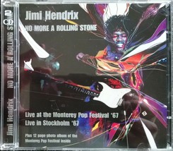 Jimi Hendrix No More A Rolling Stone 2 Cd Live At Monterey - £5.49 GBP