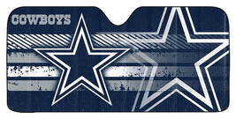 Dallas Cowboys Auto Sun Shade - 59&quot;x27&quot; - $1,126.25 MXN