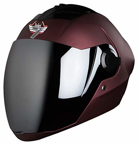  Steelbird SBA-2 7Wings ISI Certified Full Face Helmet Fitted with Clear  - $139.99