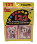 Paint By Numbers Set Kit Puppies #01235 Terrier Shitzshu Craft House 123... - $24.70