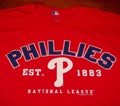 Philadelphia Phillies Mlb Baseball Est. 1883 T-Shirt Xl New - £15.87 GBP