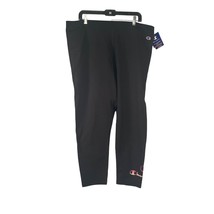 Champion Size 3X Double Dry Black  Leggings Logo New with Tags - £14.16 GBP