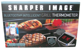 SHARPER IMAGE BLUETOOTH INTELLIGENT GRILL THERMOMETER - NEW/SEALED - $23.74