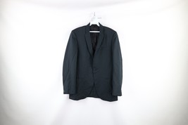 Vintage 70s Streetwear Mens 44L Wool One Button Suit Coat Sport Jacket G... - $61.03 CAD