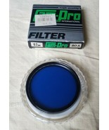 Vintage Cam-Pro Filter 62mm 80A Dark Blue Ununsed in original Box - $11.65