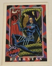 GI Joe 1991 Vintage Trading Card #36 Baroness - £1.47 GBP