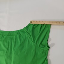AGB 3435W51 Women's Green Blouse Top Sleeveless Size 2X image 15