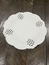 Vintage Tirschenreuth Bavaria Germany Scallop Lace White 8” Plate - $363.02 MXN