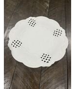 Vintage Tirschenreuth Bavaria Germany Scallop Lace White 8” Plate - $363.02 MXN