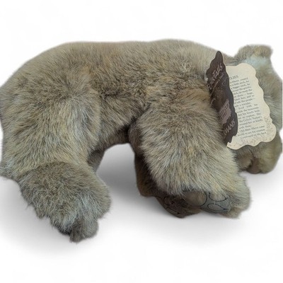Folkmanis Grizzly Bear Cub Puppet Folktails Folk Tails Stuffed Plush Brown Hand Item image 2
