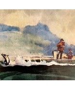 Fishing On The Chinook River Washington State Art Print 1949 Anglers DWS6A - $565.23 MXN