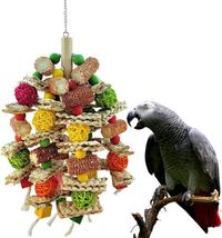 Parrot Toy Natural Corn Cob Chewing Bird Toys For Big Medium Sized Macaws - £22.47 GBP