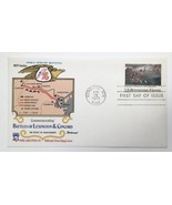 Battles Lexington &amp; Concord The Route of Engagement FDC 1975 Concord MA - £4.50 GBP