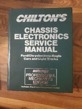 Chilton&#39;s Chassis Electronics Service Manual &#39;90-&#39;91 Ford Chrysler 8078 - $14.95