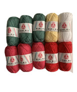 Stahl Wolle Mama Mia 100% Baumwolle mercerized cotton lot 10 mixed color... - £36.94 GBP