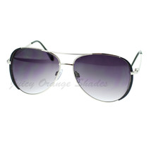Women&#39;s Pilot Sunglasses Metal Frame Designer Fashion UV 400 - £13.32 GBP