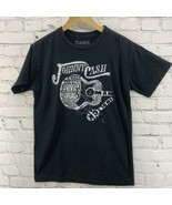 Johnny Cash Man in Black T-Shirt Mens Sz M/L - $14.84