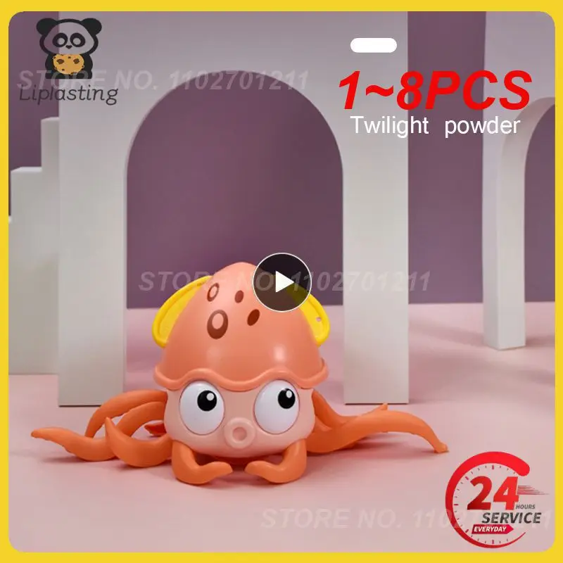 1~8PCS Crawling Crab Baby Toy Tummy Time Baby Toys with Music Induction Escape - £12.06 GBP+