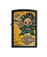 Zippo Lighter - Harley Davidson Snake Born to Ride Black Matte - 853253 - $46.40 CAD