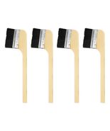 4Pack Angle Bend Paint Brush 4&quot; Radiator Paint Brush Black - $366.27 MXN