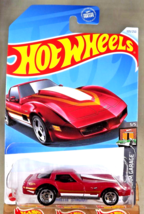 2024 Hot Wheels #109 Hw Dream Garage 5/5 Corvette Stingray Red w/Chrome Rs Spoke - £6.15 GBP