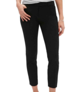 Banana Republic Women&#39;s Sloan Crop Black Slim Stretch Trousers Size 4 - £18.78 GBP