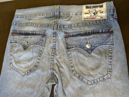 True Religion Straight Flaps Old Multi Jeans-Sz 38x29 - £51.21 GBP