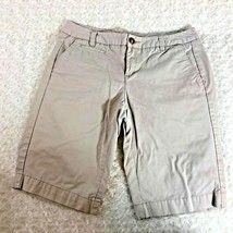 Tommy Hilfiger Womens Sz 6 Tan Khaki Beige Shorts  - $8.91