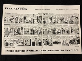 Ella Cinders Newspaper Comic Dailies Proof Sheet 5/26/1952 - £34.20 GBP