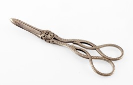 John Gilbert of Birmingham Silverplated Snake Motif Grape Scissors Colle... - $629.65