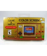 NINTENDO GAME &amp; WATCH SUPER MARIO BROS. COLOR SCREEN NIB! - $55.00