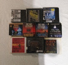 Lot of 10 Thriller Mystery Audiobooks Van Lustbader Ludlum Lescroart and... - $460.35 MXN
