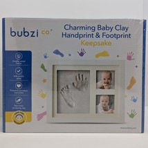 Bubzi Co Baby Handprint Footprint Kit Keepsake Clay Frame Set Sealed Gift - $145.28 MXN
