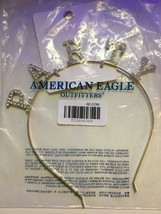 American Eagle AE metal party headband w/ crystals NEW - £9.74 GBP