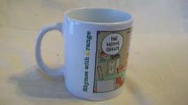 The Home Office White Ceramic Coffee Cup by Rhymes with Orange - £15.84 GBP