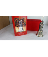 Christmas Bell Collectible In Red Gift Box Bell Weathered patina - £18.99 GBP