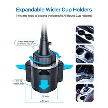 [Newest &amp; Solidest] 15In Car Cup Phone Holder, [Stable &amp; Adjustable] Lon... - £58.18 GBP