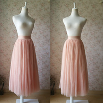 Blush Maxi Skirt and Top Set Custom Plus Size Wedding Bridesmaids Outfit image 2