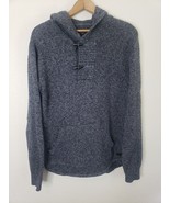 OUTPOST MAKERS Mens Size LARGE GRAY Hooded Shirt Hoodie Sweatshirt - $24.95