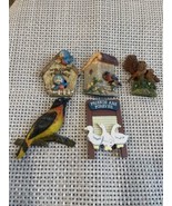 Lot of 5 Vintage Refrigerator Bird Magnets - $20.00