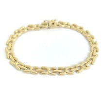 Authenticity Guarantee 
Italian X-Link Chain Bracelet 14K Yellow Gold, 7... - £707.19 GBP