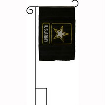 12&quot;x18&quot; U.S. Army Star Sleeved Polyester Flag With Garden Stand - £14.12 GBP