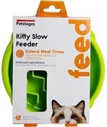 Petstages Kitty Slow Feeder Cat Bowl Holds 3/4 Cup of Wet/Dry Food BPA Free New - $15.88