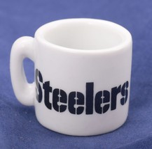 NFL Miniature Coffee Mug Pittsburgh Steelers Fan Collectible Ornament Vintage - £4.58 GBP
