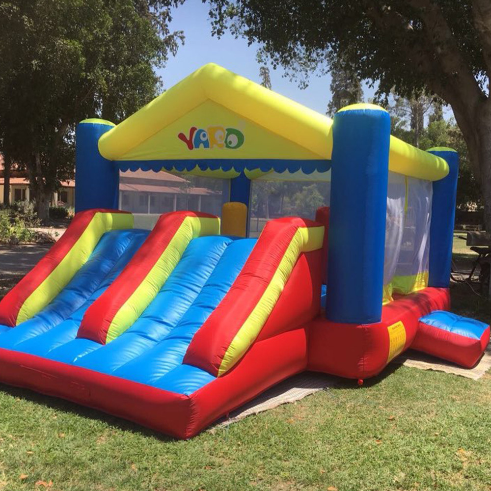 YARD Dual Slide Bounce House Inflatable Bouncer Combo Bouncy Castle with Blower - $769.00